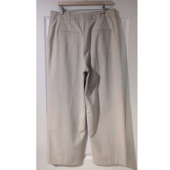 NWT ba&sh | Jona Pleat-front Wide-leg Trousers in Beige - Picture 5 of 12
